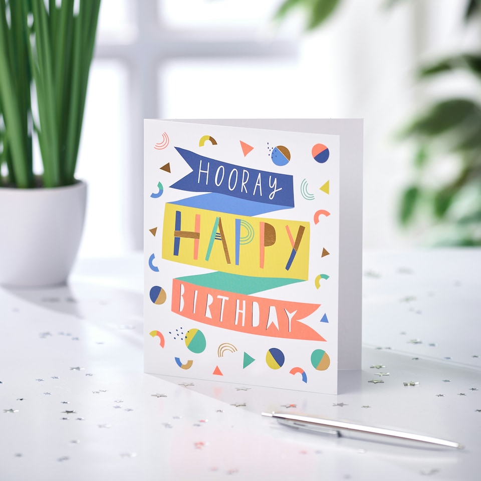 image 1 of Birthday Card - Hooray