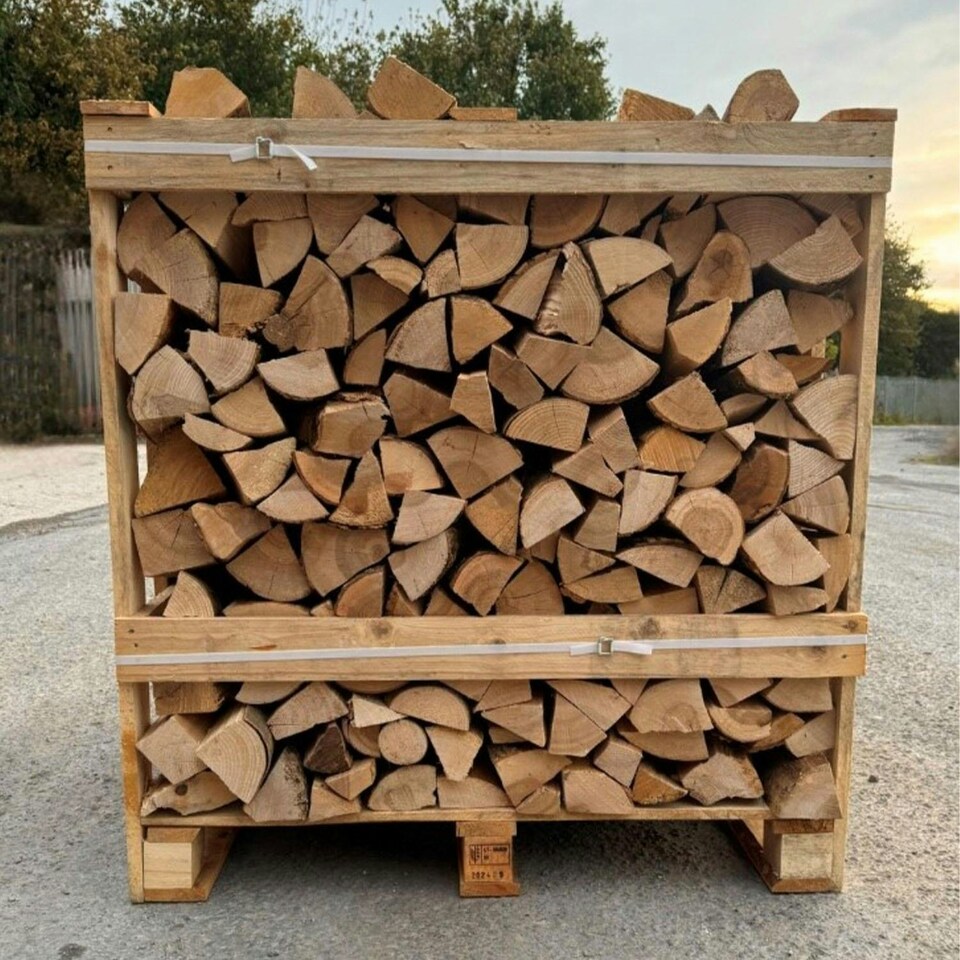 image 1 of Large Ash Firewood Wood - Crate