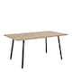 image 1 of Cenny Dining Table in Oak & Black