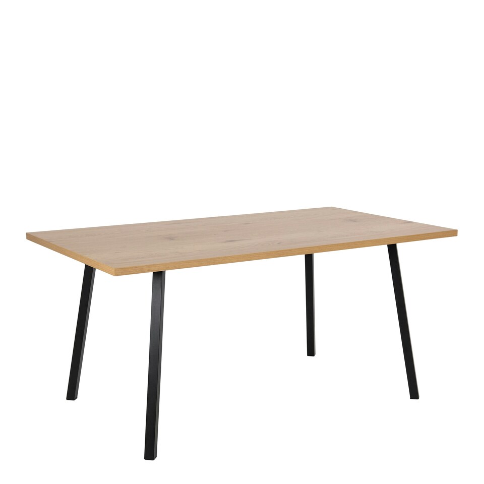 image 1 of Cenny Dining Table in Oak & Black