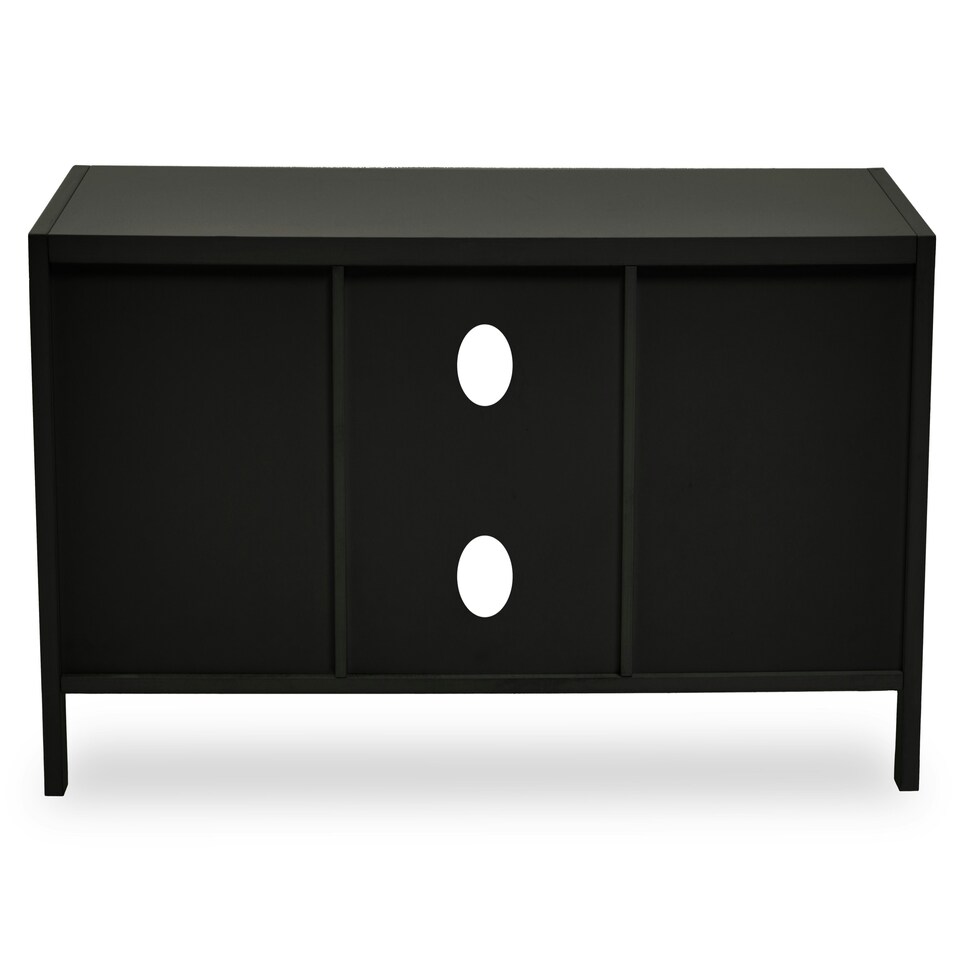 image 1 of Sherman Black Wood Media Unit