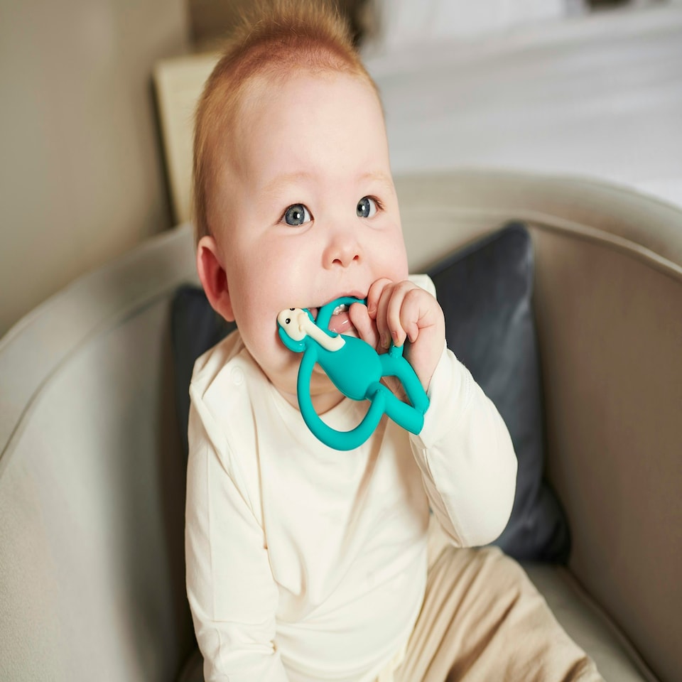 image 1 of Matchstick Monkey Animal Teether Echo Elephant