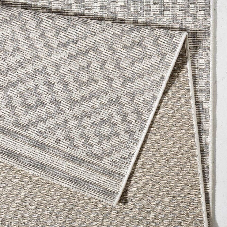 image 1 of The Rugs Raute Diamond Rug Indoor Outdoor Polypropylene Weatherproof Durable