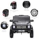 image 6 of HOMCOM Mercedes Benz G500 12V Kids Electric Ride On Car w/ Remote Control Black