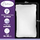 image 8 of Aamira Luxury Orthopaedic Shredded Memory Foam Bed Pillow 70x45cm 2 Pack, Neck Support | White | White | 70x45 cm | 1
