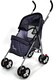 image 6 of Pet Stroller Dog Cat Puppy Pram Pushchair Travel Cart Jogging Buggy Carrier (Blue Tartan with Cover)