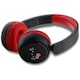 image 2 of Hello Kitty Face Logo Bluetooth Wireless Headphones Black/Red - HKOBHV6ROKFR