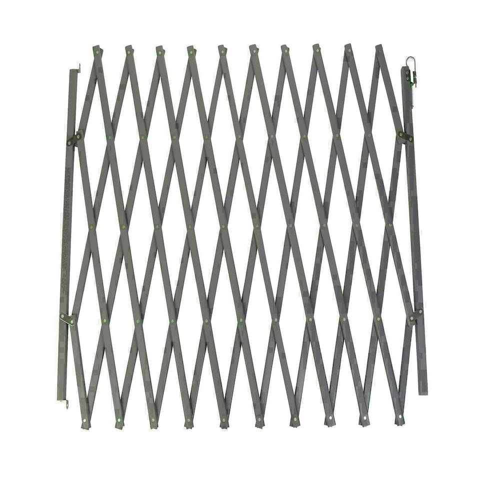 image 1 of Bettacare Expandable Pet Barrier XL, 60cm - 230cm, Grey, Wooden, Retractable Dog Safety Gate, Barrier for Puppy and Dog