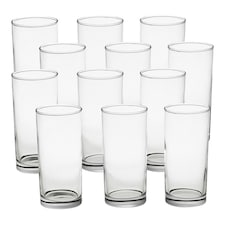 Liberty Highball Cocktail Drinking Glasses 295ml Tall Bar Drinkware Set | Clear | Set if 12