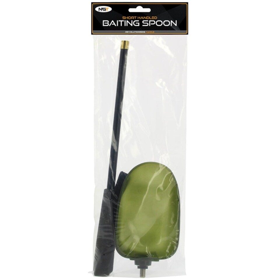 image 1 of NGT Large Baiting Scoop With 35cm Handle Set - Black