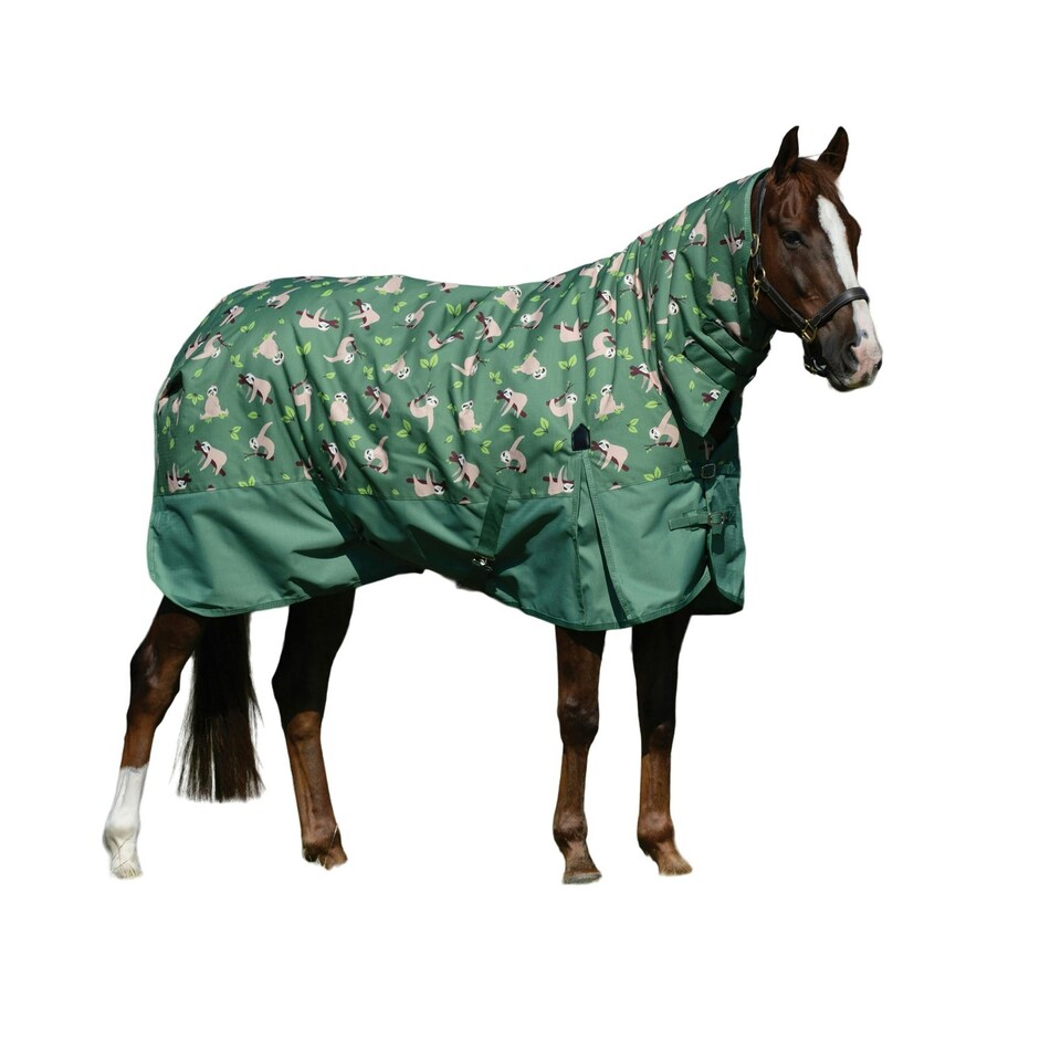 image 1 of Weatherbeeta Comfitec Essential Combo Neck Sloth Midweight 220g Horse Rug - Green - 4´ 3"