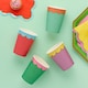 image 2 of Hootyballoo Premium Brights Paper Cups - Pack of 8