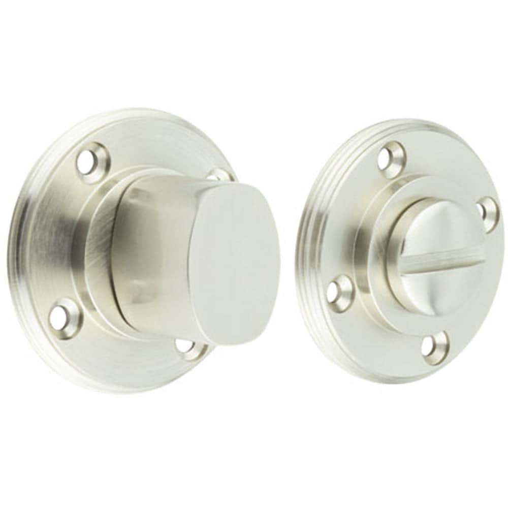 Elegant Satin Nickel Inner Turn & Release for Enhanced Privacy - Door Handle
