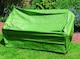 image 5 of Twin Companion Set Straight with Cushions - W160 x D74 x H98 - Fully Assembled - Green