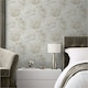 image 3 of World Of Wallpaper Melany Rose Wallpaper - Ivory/Cream - 10m x 53cm Yellow