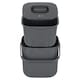 image 3 of Dihl 7 Litre Indoor Kitchen Compost Caddy Bin, with Strainer and Odour Seal, 7L, Recycle Organic Waste, Anthracite