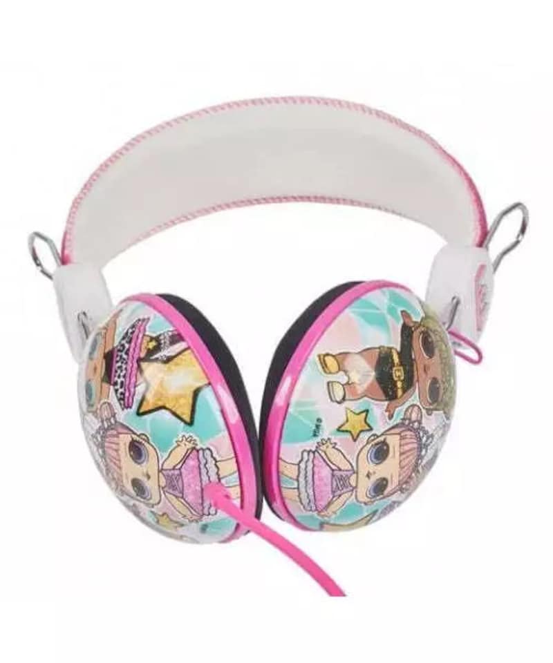 image 1 of L.O.L Surprise! Glitter Glam Kid's Wired Headphones | Pink