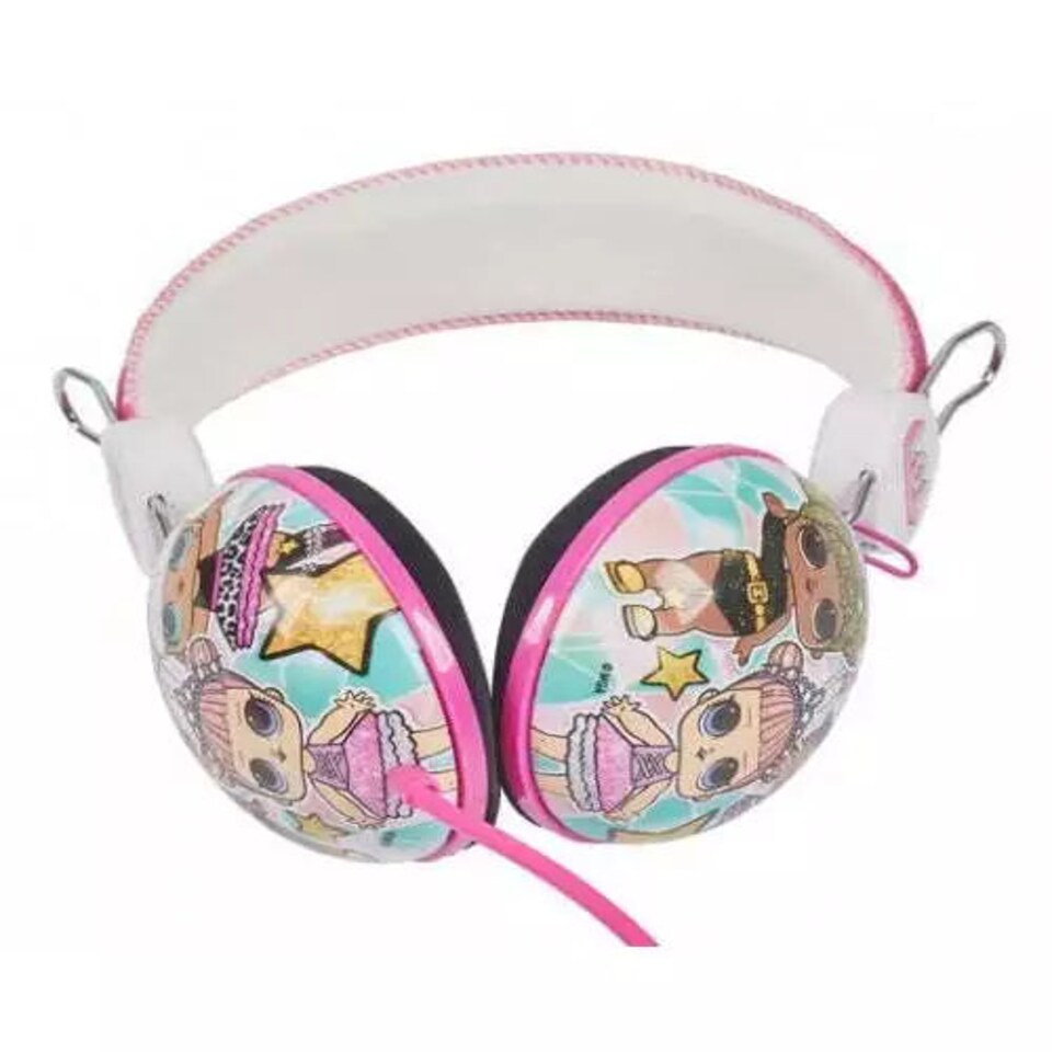 image 1 of L.O.L Surprise! Glitter Glam Kid's Wired Headphones | Pink