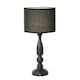 image 3 of RECHARGEABLE BLACK CANDLE TABLE LAMP Black