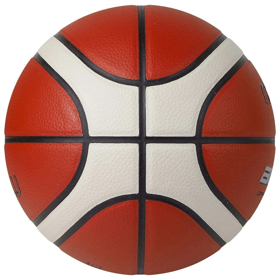 image 1 of Molten BG3000 Basketball, Indoor/Outdoor, Synthetic Leather, Size 5, Orange/Ivory, Suitable For Boys Age 7, 8, 9, 10 & 11, Girls age 12 & 13