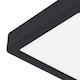 image 3 of EGLO Fueva 6 Ultra-Slim Tri-Colour Black Square LED Ceiling Light WBS Black