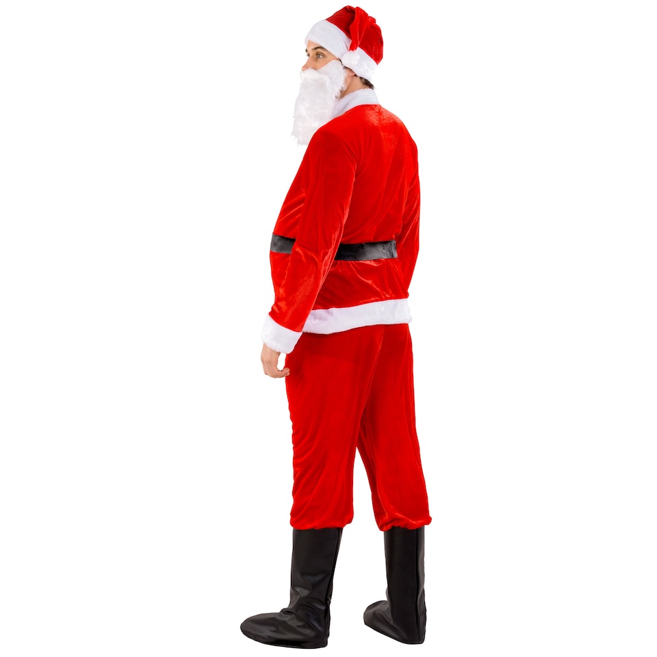 image 1 of Mens Santa Claus Costume | Red | red | XL | 1
