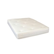 3-Tac Hand-Tufted Hybrid Mattress - 20cm Deep, Quilted Soft Sleep Surface | White | European King Size