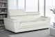 image 4 of Genuine Leather White 3 Seater Sofa PORTLAND
