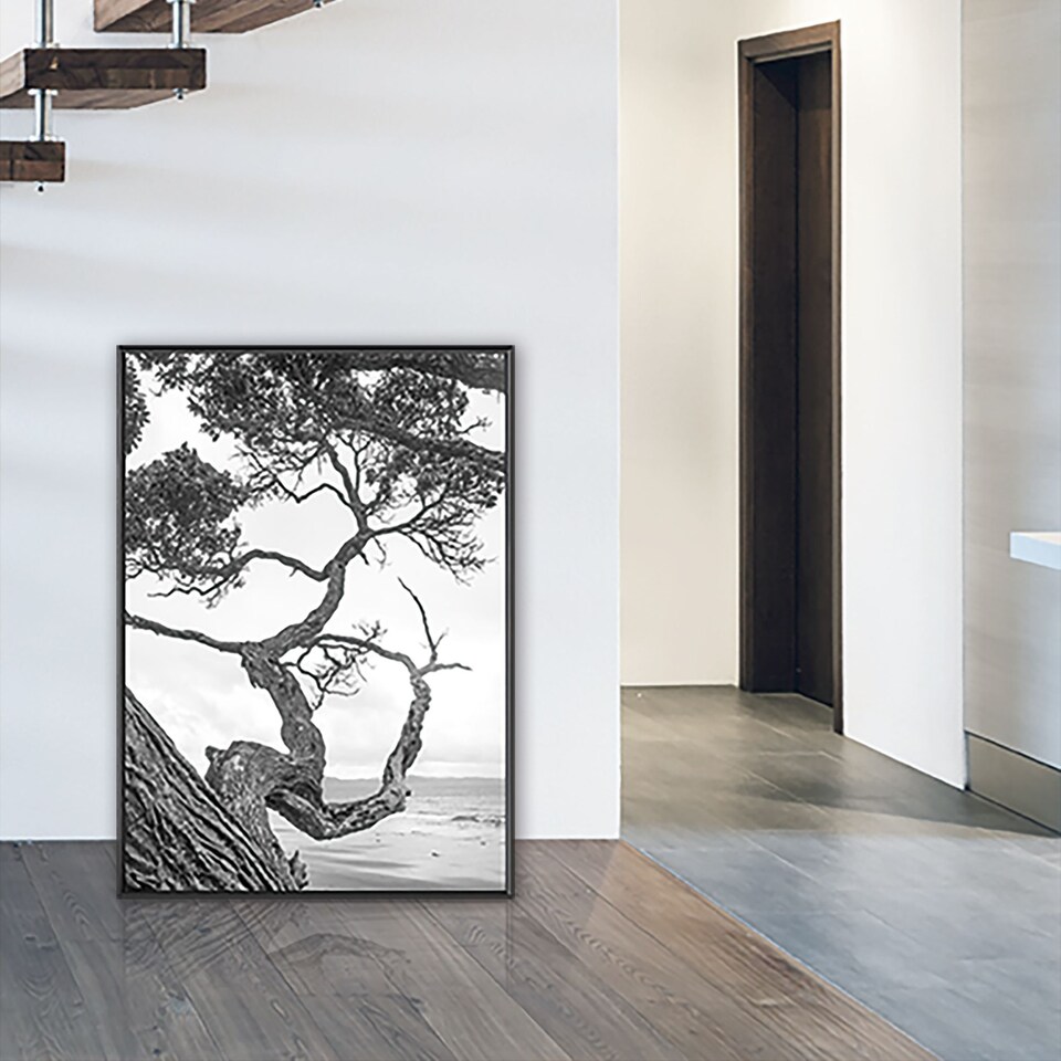 image 1 of Nielsen Classic Aluminium Picture Frame - Real Glass - Polished Jet Black - 40cm x 50cm