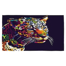 leopard face with pop art style (Kitchen Towel)