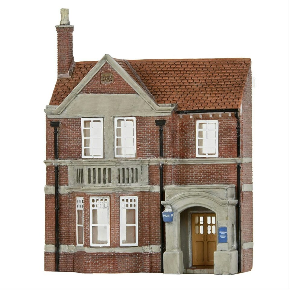 image 1 of Graham Farish Scenecraft Low Relief Police Station (Pre-Built)