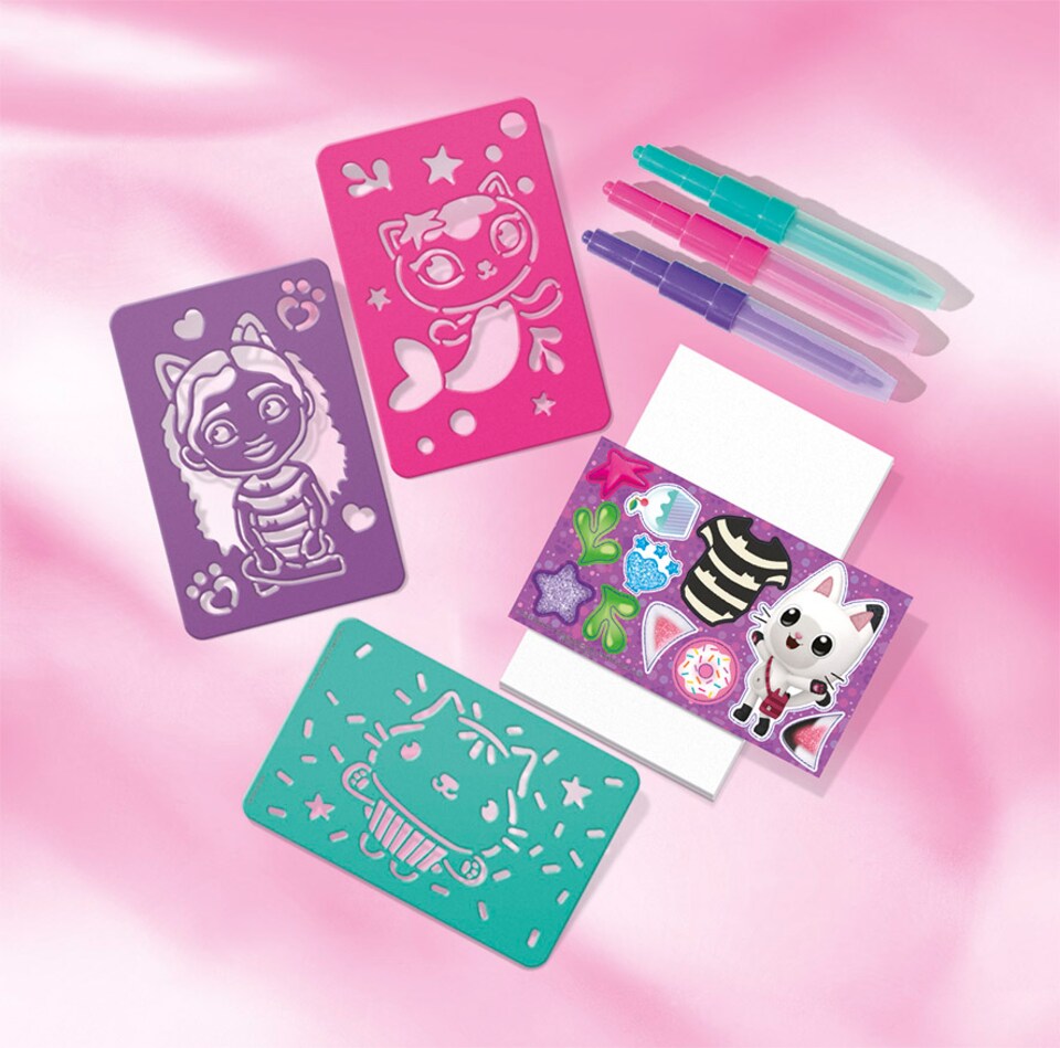 image 1 of Totum Gabby’s Dollhouse 2 in 1 Craft Set