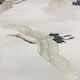 image 3 of Catherine Lansfield Flying Cranes Wallpaper - White - 10m x 53cm White