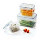 image 2 of LocknLock Plastic Food Containers with Lids | 3 Food Storage Containers
