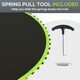 image 5 of SPORTNOW Trampoline Mat with 72 V-Hooks, for 12ft Trampoline, Green