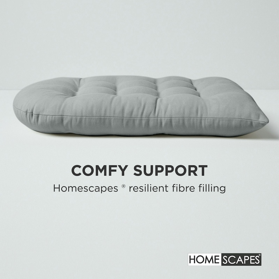 image 1 of Homescapes Grey Round Egg Chair Swing Cushion