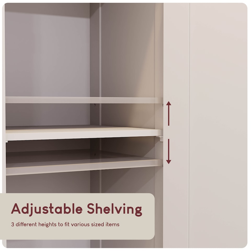 image 1 of Bath Vida Priano 2 Door Under Sink Freestanding Bathroom Cabinet, White | White | 1