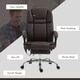 image 7 of Vinsetto Office Chair with 6-point Vibration Massage and Heat, PU Leather High Back Recliner Desk Chair with Adjustable Height, Armrest, Footrest for Home, Dark Brown