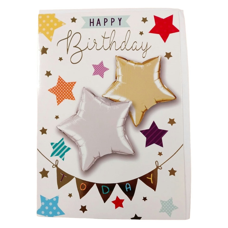 image 1 of Happy Birthday Balloon Boutique Greeting Card