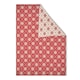 image 1 of Christmas Traditional Snow Flake Reversible Throw, Red