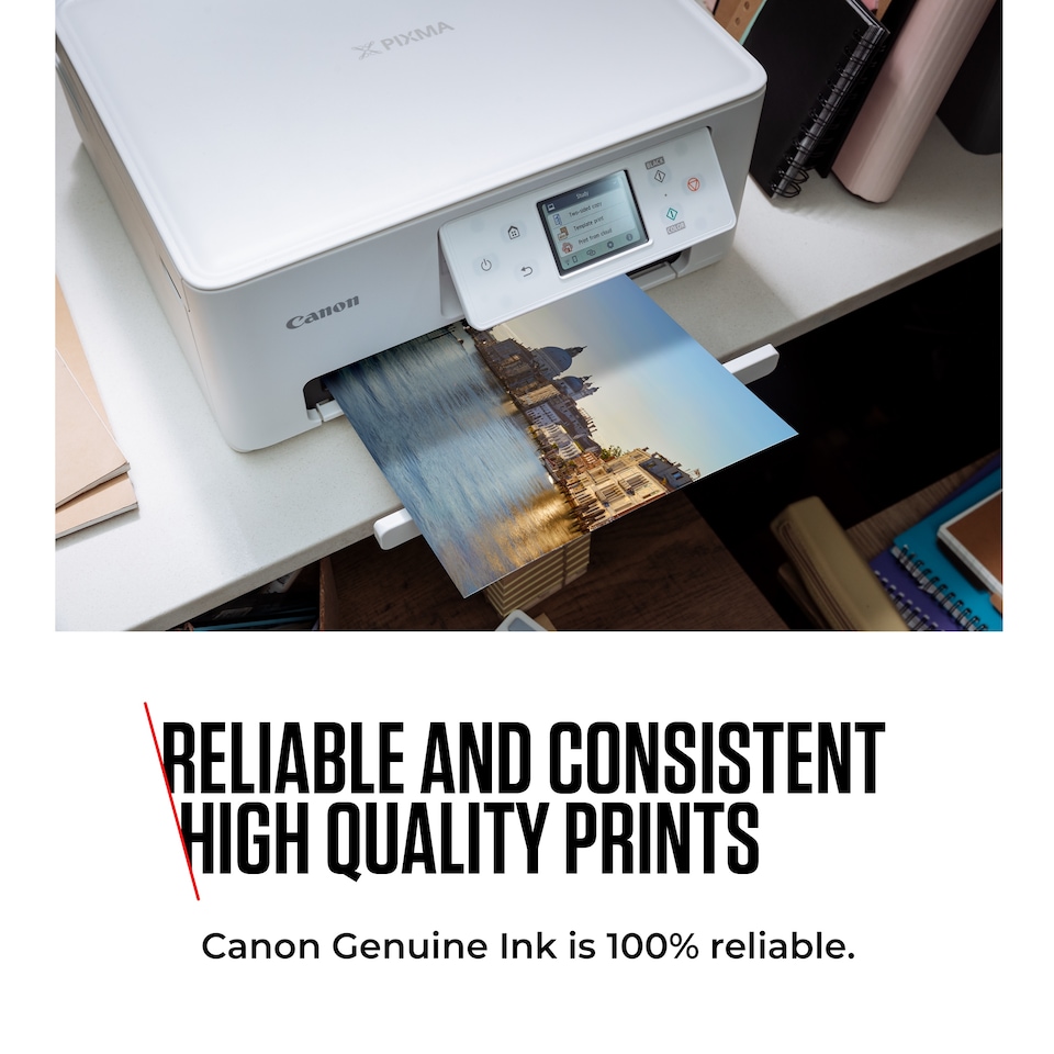 image 1 of Canon PG-575XL Black & CL-576XL Colour High Yield Original Ink Cartridges, Pack of 2, Includes 50 sheets of 4x6 Photo Paper
