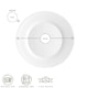 image 3 of Bormioli Rocco Toledo Glass Dessert Plates - 20cm - White - Pack of 6 | White | White