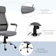 image 8 of Vinsetto Office Chair Mesh High Back Swivel Task Home Desk Chair w/ Arm, Grey