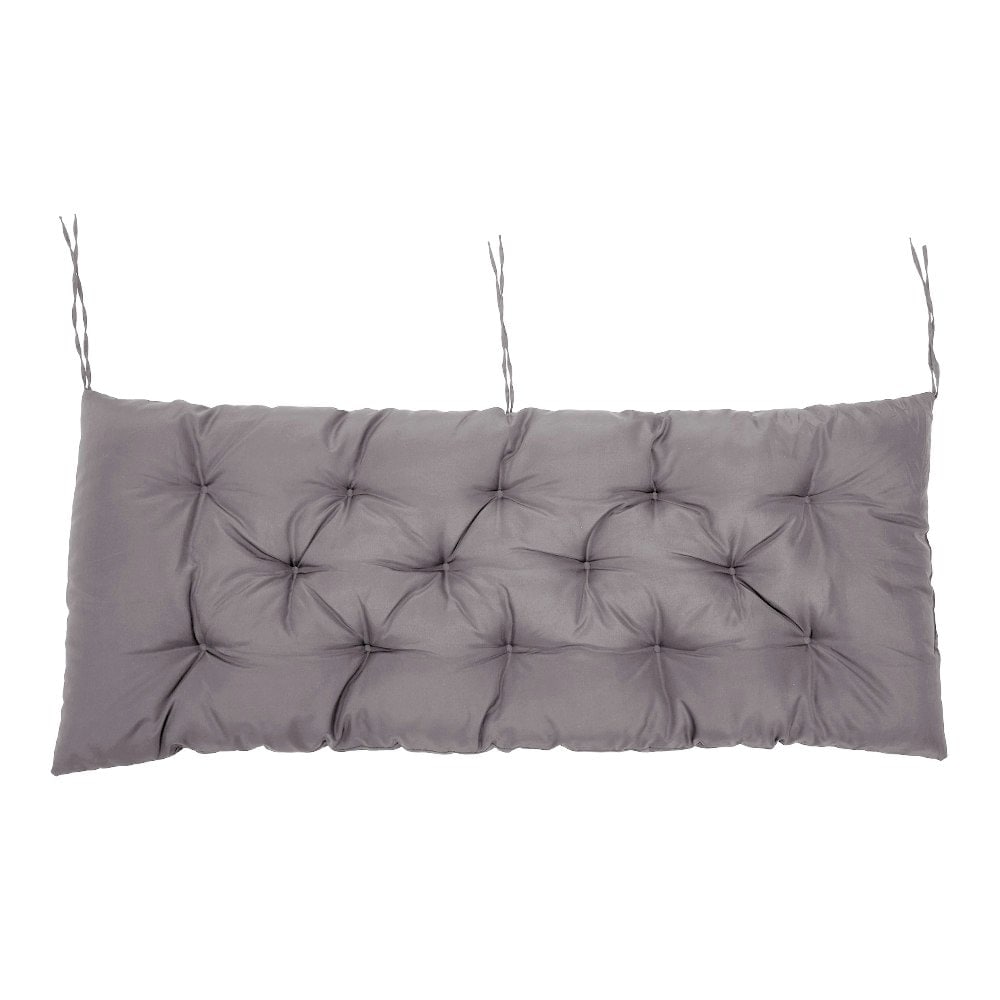 Living and Home Outdoor Waterproof Bench Seat Cushion, 120x50cm, Dark Grey