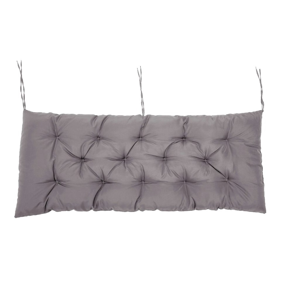 image 1 of Living and Home Outdoor Waterproof Bench Seat Cushion, 120x50cm, Dark Grey