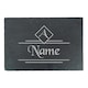 image 1 of Personalised Engraved Rectangular Slate Cheeseboard with Name and Init