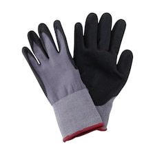 Kent & Stowe Red Premium Seed & Weed Gardening Gloves Large Water-Resistant Comfort Fit