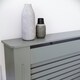 image 6 of Vida Designs Milton Radiator Cover Painted MDF Slatted Cabinet, Grey, 172cm