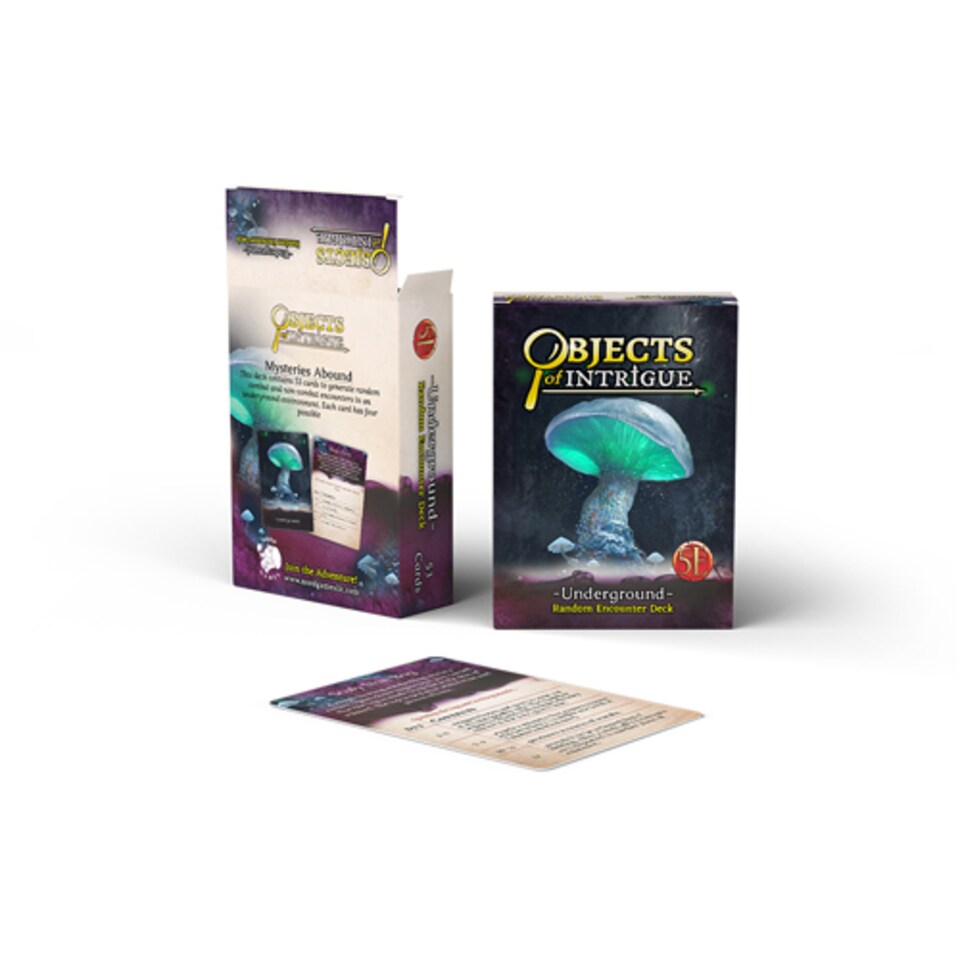 Dungeons & Dragons RPG: Objects Of Intrigue: Underground Deck