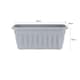 image 5 of Wham Vista 2 x 60cm Rectangular Plastic Garden Troughs | Grey | Upcycle Grey